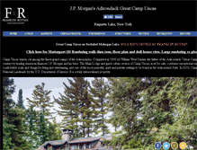 Tablet Screenshot of jpmorganadirondackgreatcamp.com